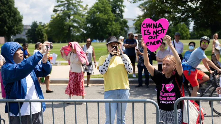 Pro-China Network Orchestrates Week of Anti-U.S. Protests Amidst Critical Bilateral Talks